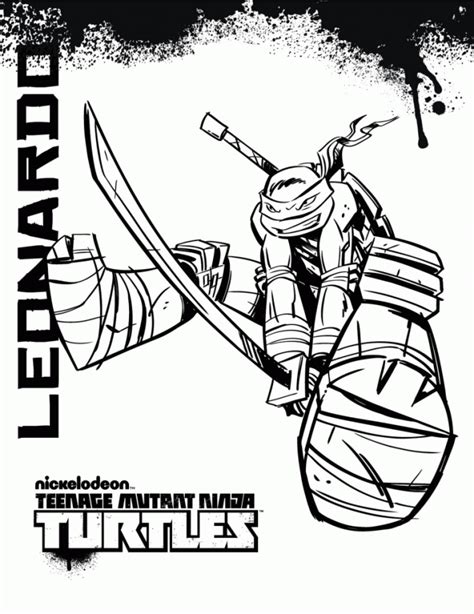 63 teenage mutant ninja turtles pictures to print and color. Ninja Turtles Christmas Coloring Pages - Coloring Home