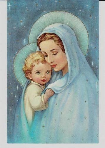 La Vierge Et Lenfant Enfant Jésus Images Religieuses Vierge