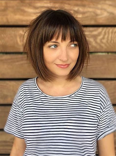 Feel your finest · effortless style · latest hairstyles 23 Easy Classy Short Bob Hairstyles with Bangs 2020 in ...