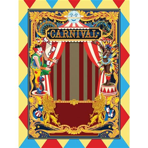 Circus Carnival Printed Backdrop | Backdrop Express