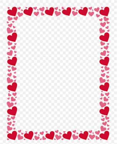 Borders And Frames Clip Art Right Border Of Heart Image Png