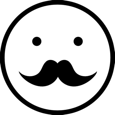 Smiley Face With Mustache