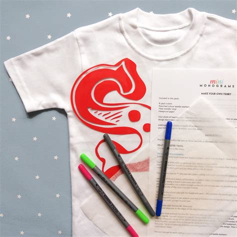 Make Your Own Tshirt Kit Kids Craft Kit Childrens Etsy