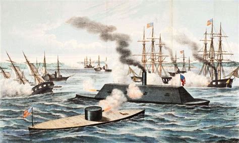 Today March 9 1862 Civil War Battle Of The Ironclads ⋆ The