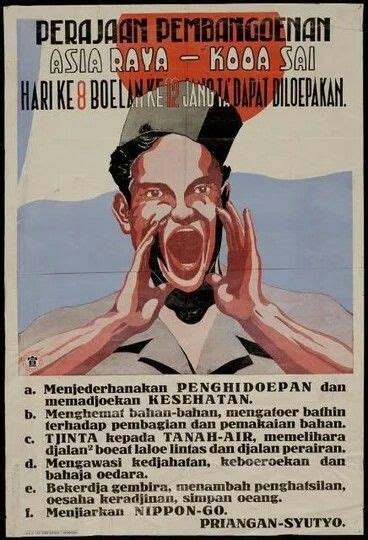 Poster Propaganda Jepang Pada Masa Penjajahan 1940 Fakta Sejarah