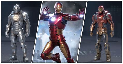 Marvels Avengers The 10 Best Iron Man Outfits In The Game Ranked