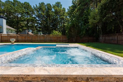 Custom Pool For Small Backyard With Beach Entry Georgia Pools