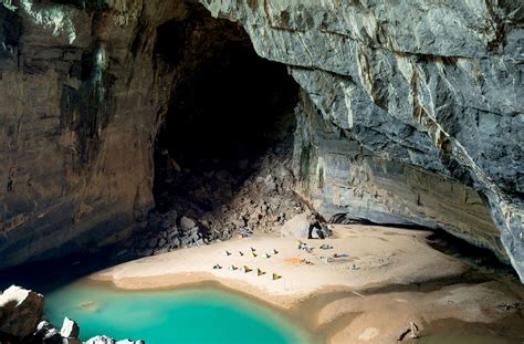 Praia Para Acampar Dentro Da Terceira Maior Caverna Do Mundo Matéria