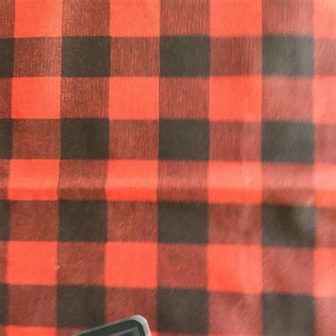 Buffalo Plaid In Red And Black Home Decor Fabric 54 Wide By The