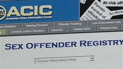 Arkansas Not Joining National Sex Offender Registry