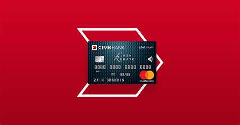 All cash rebates are automatically offset against your credit card bill each month, giving you a fast and transparent way of receiving your cash rebates. CIMB Cash Rebate Platinum Credit Card