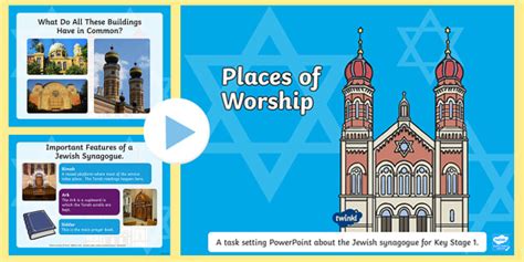 Features Of A Synagogue Jewish Places Of Worship Twinkl
