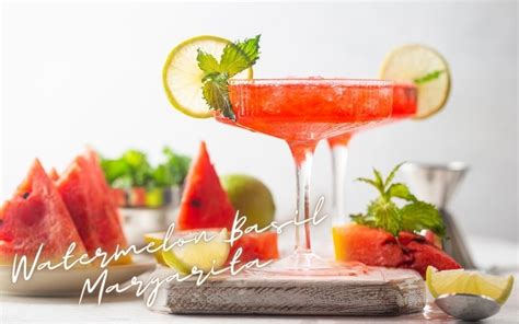 Watermelon Basil Margarita Recipe Advanced Mixology