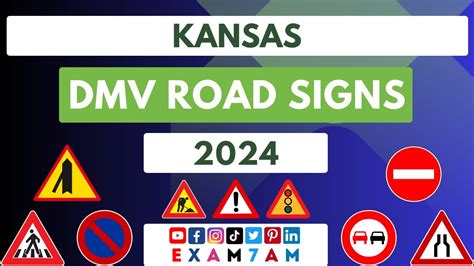 Kansas Dmv Road Sign Written Test Learn Road Signs In 2024 Pass