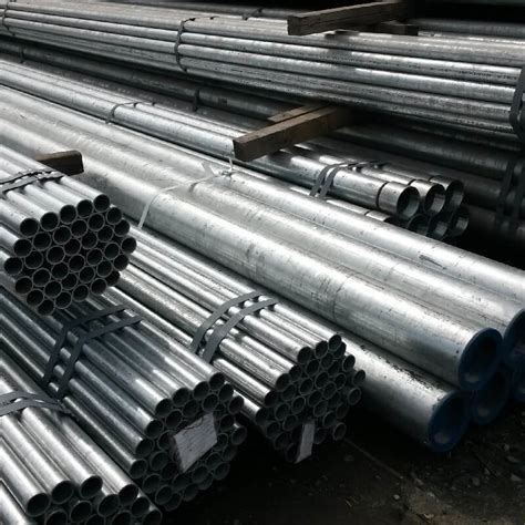 Black Mill Finish Hot Dipped Galvanized Steel Pipes Tubes