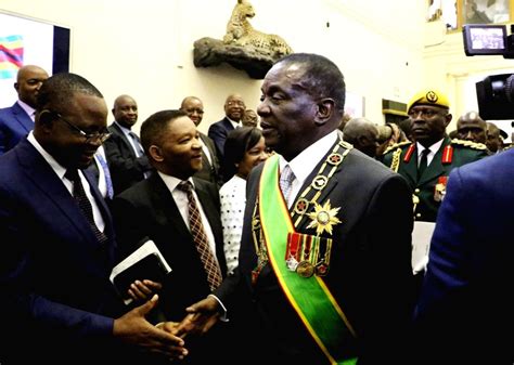 Zimbabwe Harare Mnangagwa State Of The Nation Address