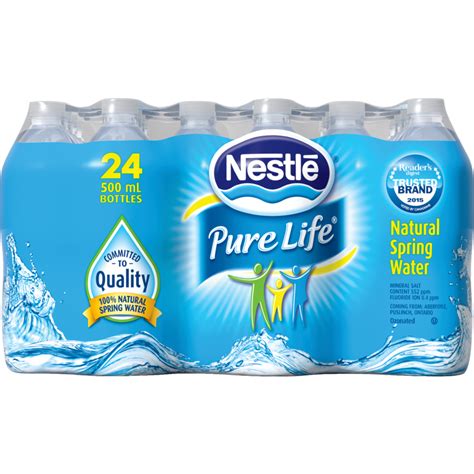 Water Nestle Purelife 24case 24 X 500ml Bottles Monk Office