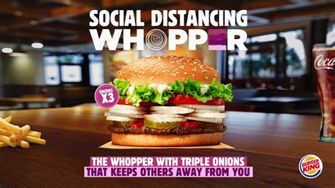Burger King The Social Distancing Whopper • Ads Of The World™ Part Of The Clio Network