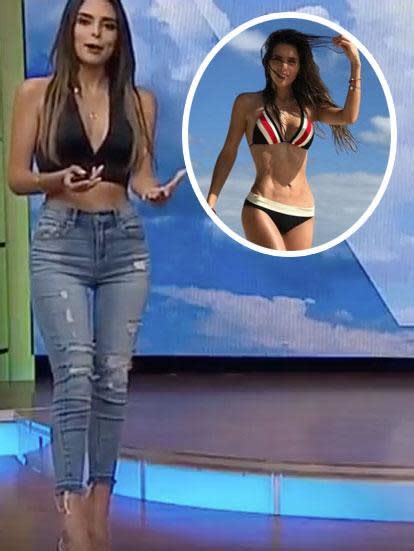 internet goes crazy for world s hottest weather girl yahoo sport