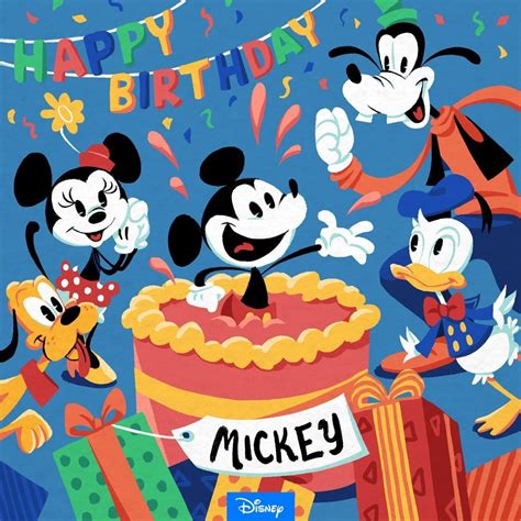 Pin By Honeyboba On Disney Mickey Mouse Happy Birthday Mickey Mouse