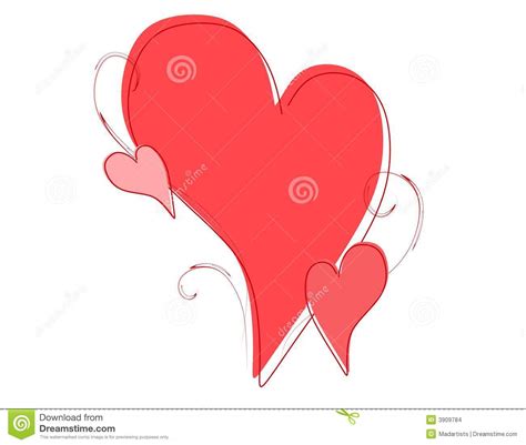 simple valentines day hearts sketch stock images image