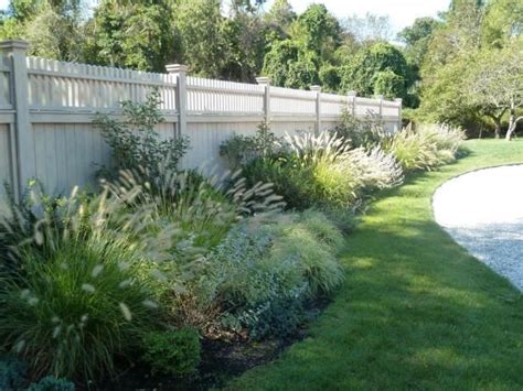 Picket Fence With Plantings Google Search Privacy Fence Landscaping