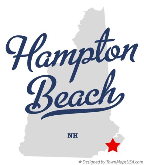 Map Of Hampton Beach Nh New Hampshire