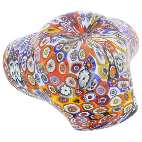 Glassofvenice Murano Glass Millefiori Decorative Bowl Etsy