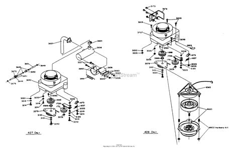 Dixon Ztr 428 1988 Parts Diagram For Engine Assembly