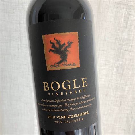 Johan P 2015 Bogle Zinfandel Old Vine