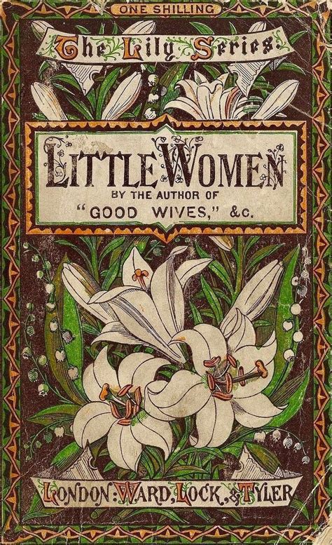 Vintage Front Cover Illustration Of The Book Little Women