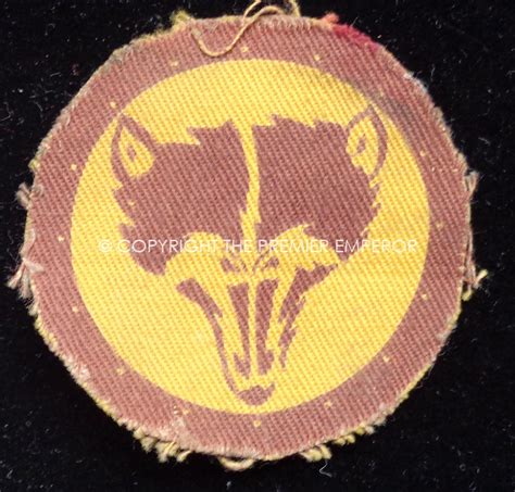 British 8th Armoured Brigade Formation Sign Printedcirca193945