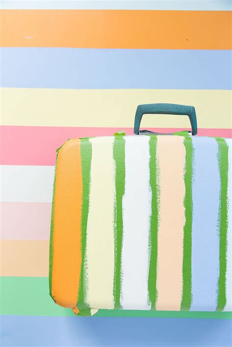 Turn Your Old Suitcase Into A Painted Masterpiece After All The