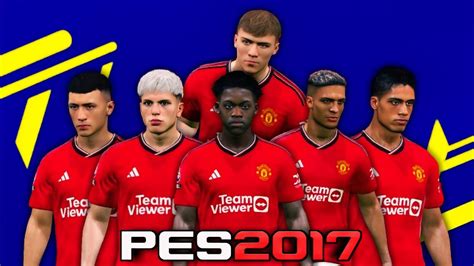 FACEPACK MANCHESTER UNITED V2 NEW UPDATE SEASON 24 25 PES 2017 PATCH