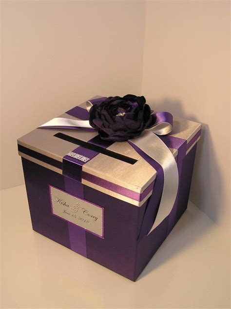 Check spelling or type a new query. Wedding /Quinceañera/Sweet 16 Money Box Silver and Purple ...