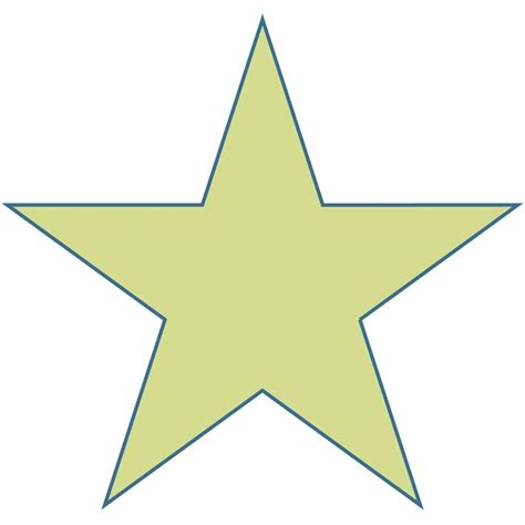 Large Star Shape | Printable star, Star shape, Printable shapes