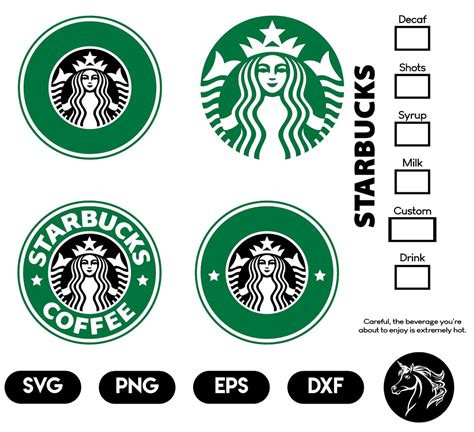 Starbucks Logo Svg Starbucks Coffee Starbucks Option Etsy Starbucks