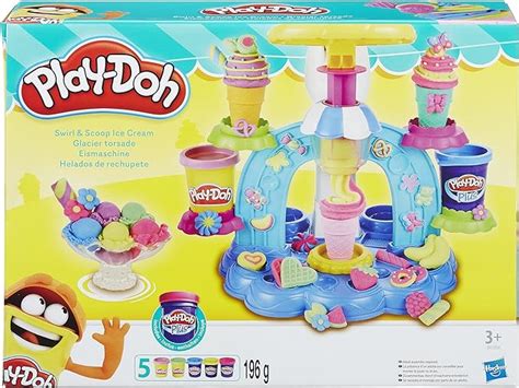 Play Doh Sweet Shoppe Swirl And Scoop Ice Cream Playset Uk