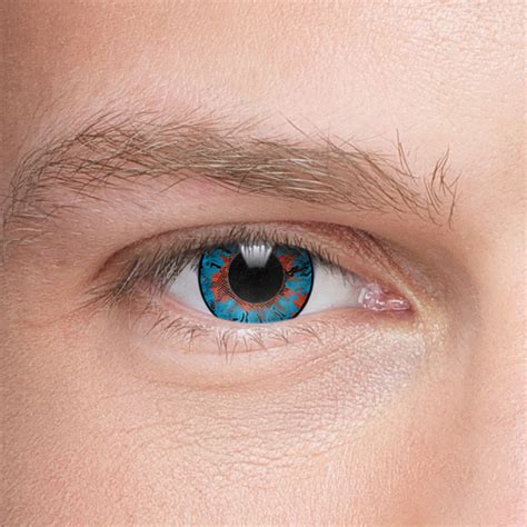 Crystal Blue 30 Day Coloured Contact Lenses Natural And Cosplay Eye Lens