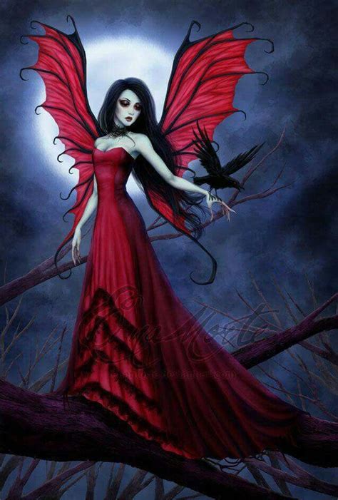 Pin By Kerrie Burtram On Dark Goth Fairies Fantasy Fairy Fairy