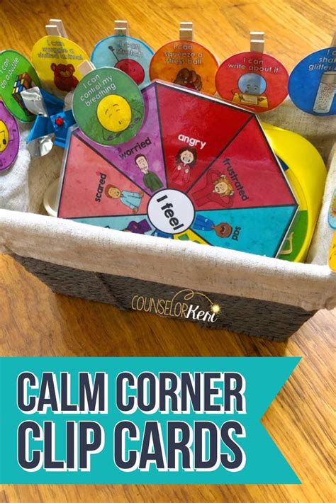 Calm Corner Clip Card Identify Feelings And Choose Calming Strategies