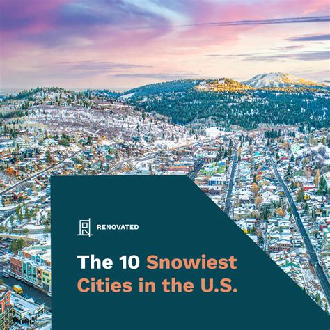 Snowiest Cities In The Us Average Annual Snowfall 2024 Renovated