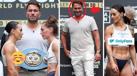 Eddie Hearn Blushes As Busty Female Boxer Weighs In Topless World Boxing News