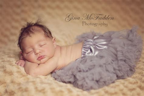 Baby Girl In Tutu Facebook Page Gina Mcfadden Photography Newborn