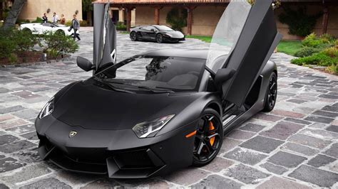 1080x1920 Resolution Black Lamborghini Aventador Lamborghini