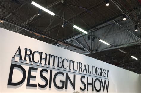 Sharp Think News Trends Of The Architectural Digest Design Show 2017