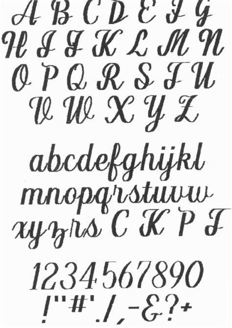 12 Calligraphy Alphabet Letters Font Images Tattoo Script Font
