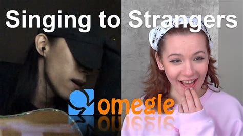 singing to strangers on omegle reactions hold on intentions by justin bieber acoustic cover