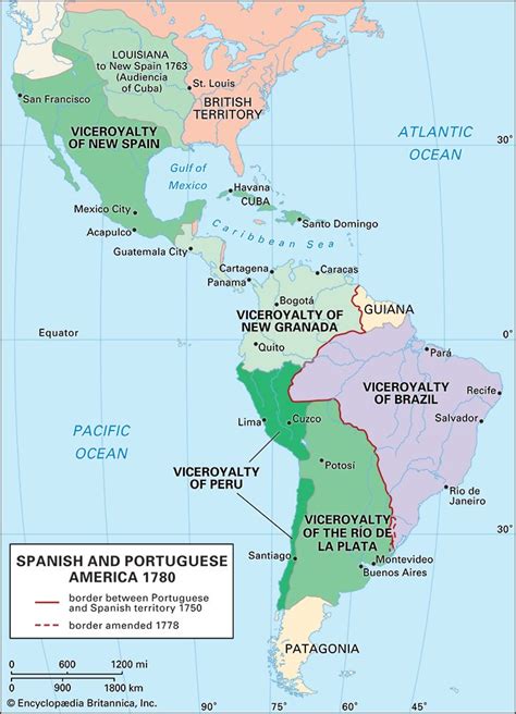 South America Colonization Map