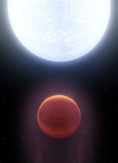 Scorching Exoplanet Is Hotter Than Most Stars Its So Hot It Might Even Leave A Trail Of Atomic